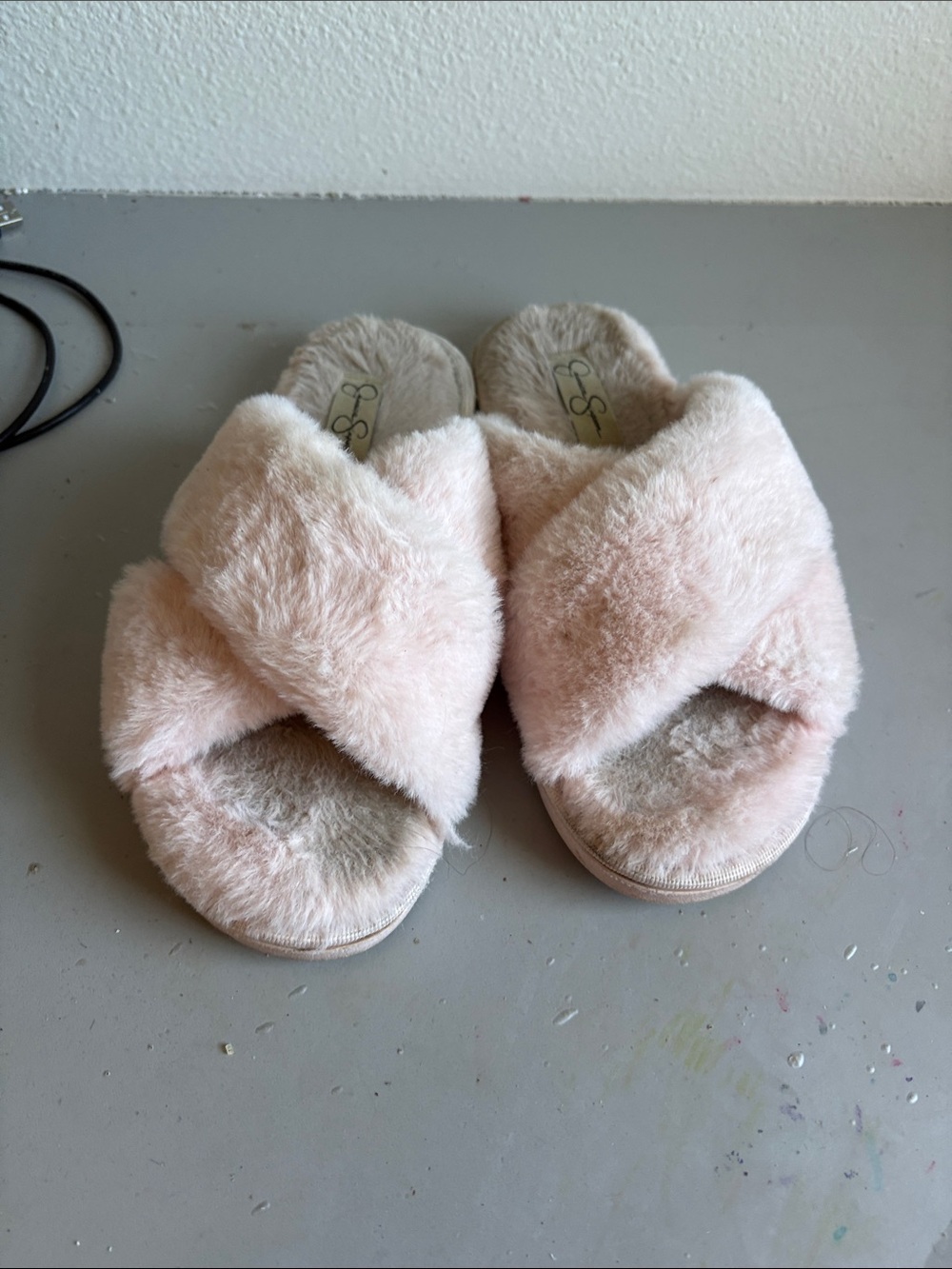 Pink house slippers